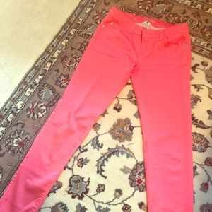 Celebrity Pink Skinny Jeans Sz  5 - Melon/pink